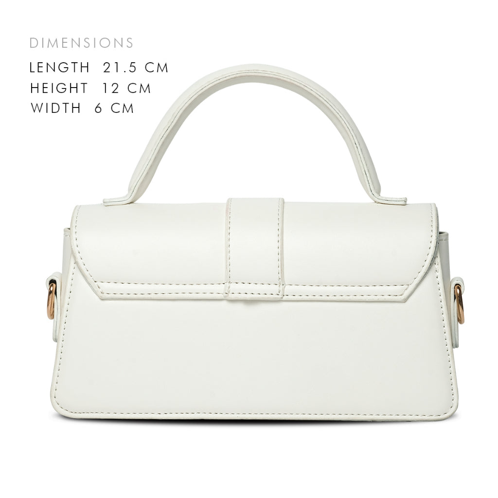 Mikana Kiritani Leather Sling Bag for Woman