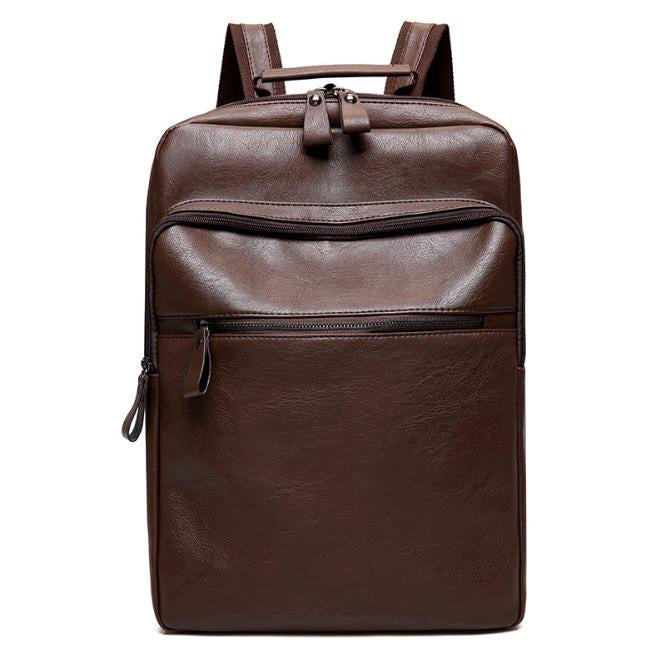 PU leather material waterproof outdoor business laptop bag