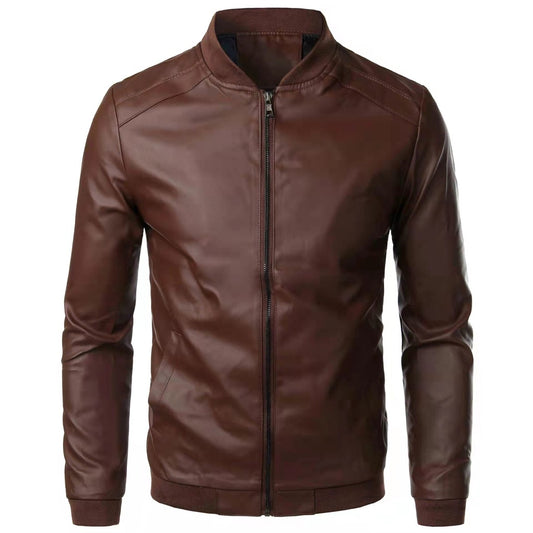 EMW MEN Classic Pu Leather Jacket