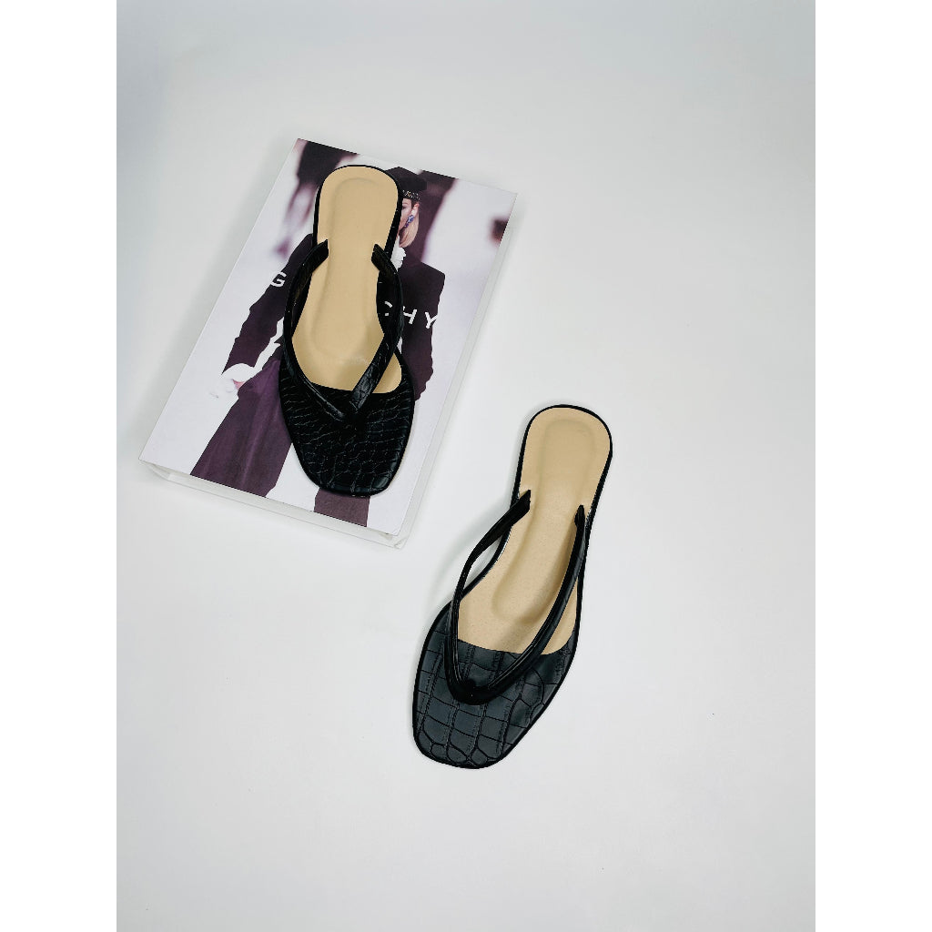 Mgubs - BELLE - Flat Square SIPIT Toe Suede