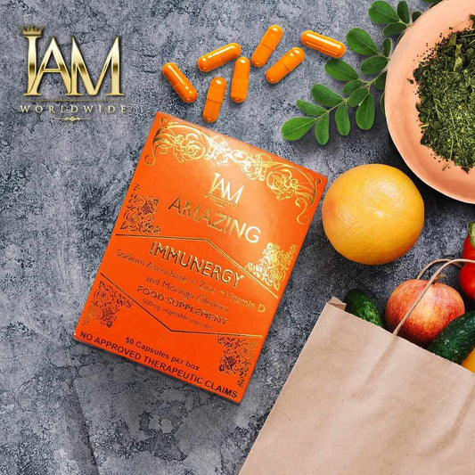 IAM Amazing Immunergy Energy Booster Vitamin C and ZINC with Moringa