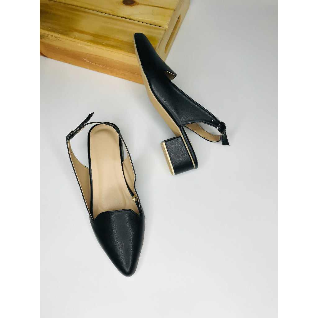 Mgubs - CRISS - 1.5 INCH Pointed half shoes synthetic leather