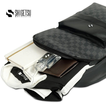 Shigetsu Yokonama Leather Backpack for men