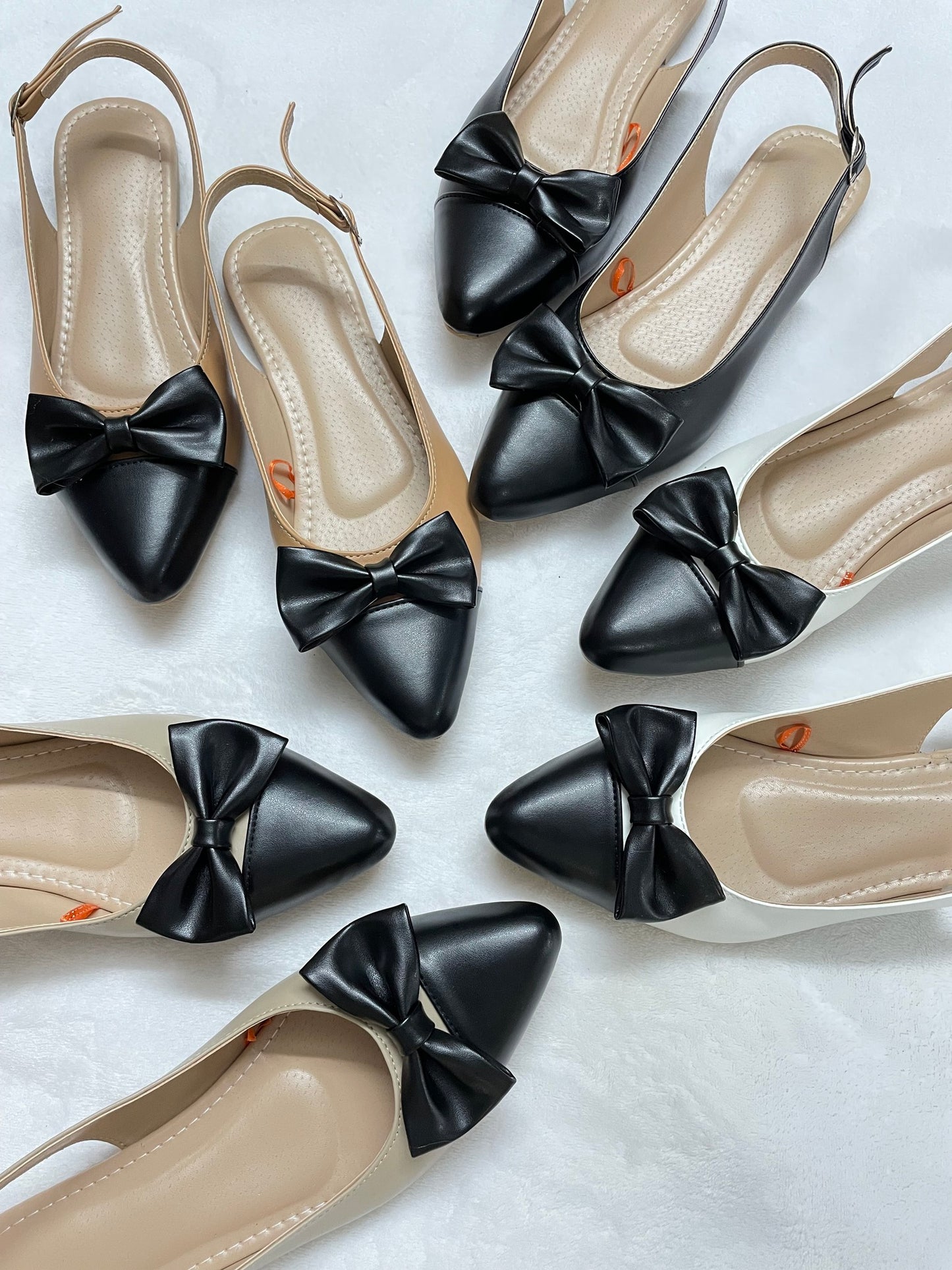 Mgubs - Bia - Flat Padded Sandal Sling back Mules