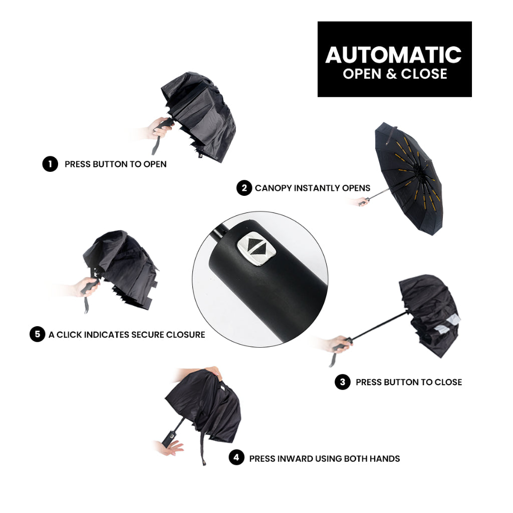 Shigetsu RYOU UV Protection Large Automatic Umbrella Retractable