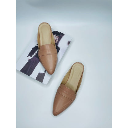 Mgubs - BELLA - Flat Pointed Mule Suede