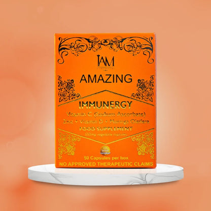 IAM Amazing Immunergy Energy Booster Vitamin C and ZINC with Moringa