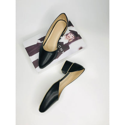 Mgubs - GAVIN  - 1.5 INCH Pointed Half shoes synthetic leather