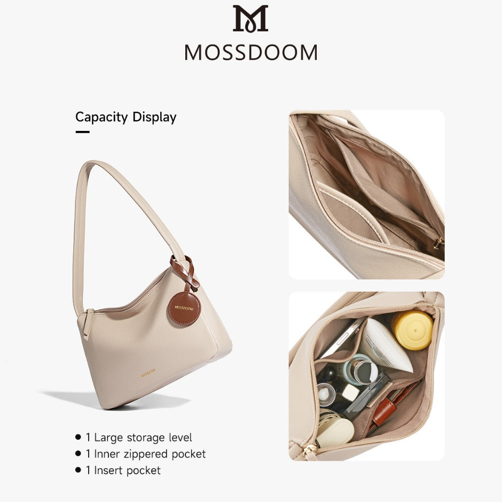 MOSSDOOM Korean Style Fashion Shoulder Bag Simple and Elegant Ladies Handbag