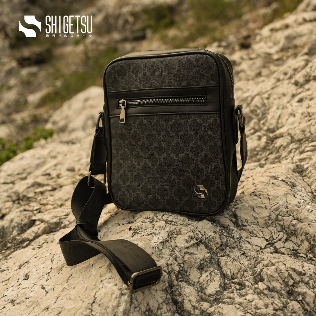 Shigetsu Monogram TAMURA Crossbody Sling Bag