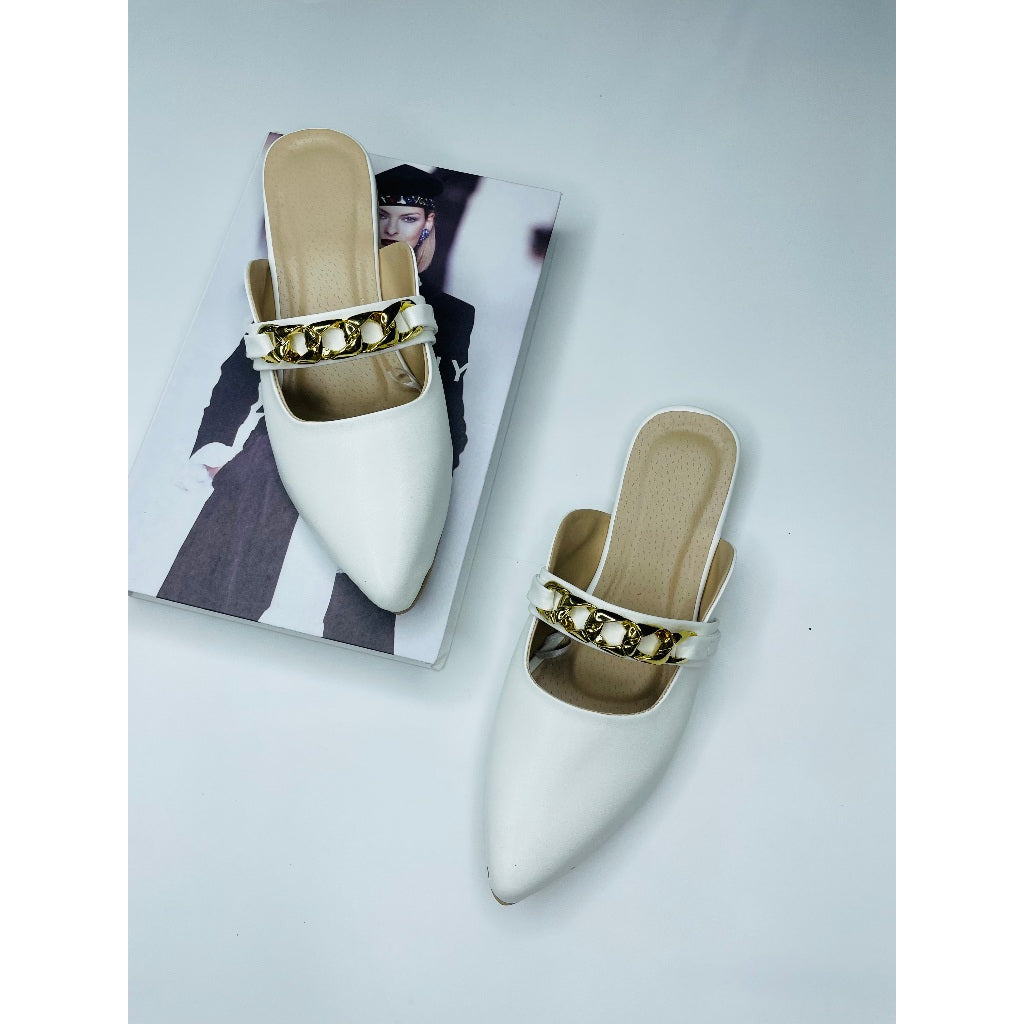 Mgubs - GEOFREY - Flat Pointed Premium half shoes