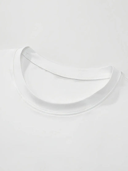 Men's Loose Fit Short Sleeve T-Shirt - 100% Breathable Fabric Casual Crew Neck