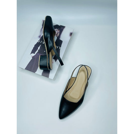 Mgubs - DIONNE - 1.5 INCH Pointed half shoes synthetic leather