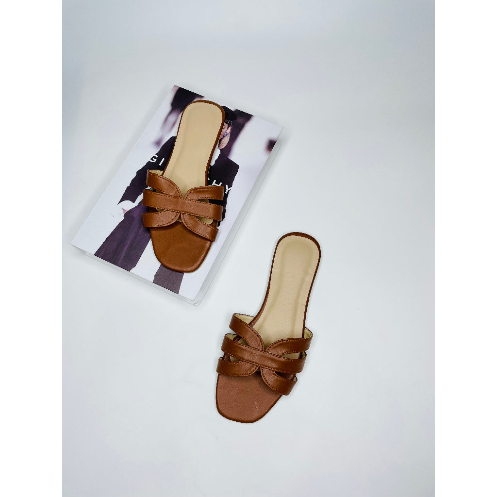 Mgubs - INDRA - Flat Square Toe synthetic leather Strap