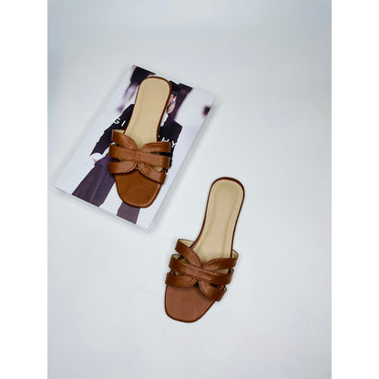 Mgubs - INDRA - Flat Square Toe synthetic leather Strap