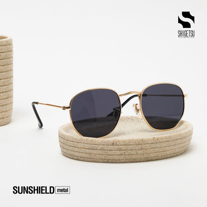 Shigetsu Kashiwa Sun Shield Glasses In Metal Frame