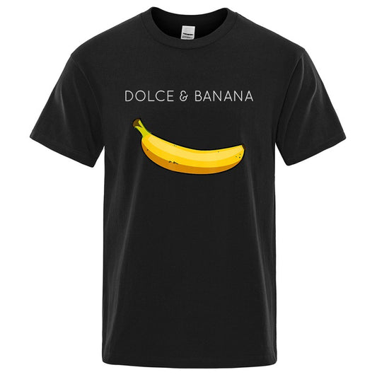 Dolce Banana Fashion Print Men T-shirts