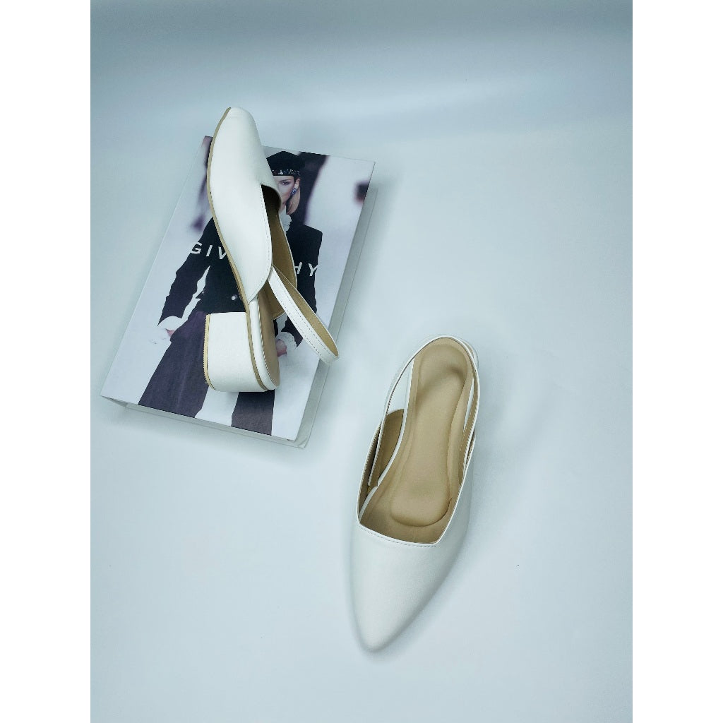 Mgubs - DIONNE - 1.5 INCH Pointed half shoes synthetic leather