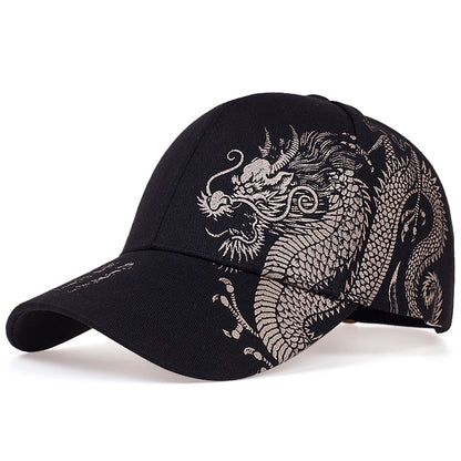 TM Men's Dragon Design Baseball Cap, 3 Colors Available
