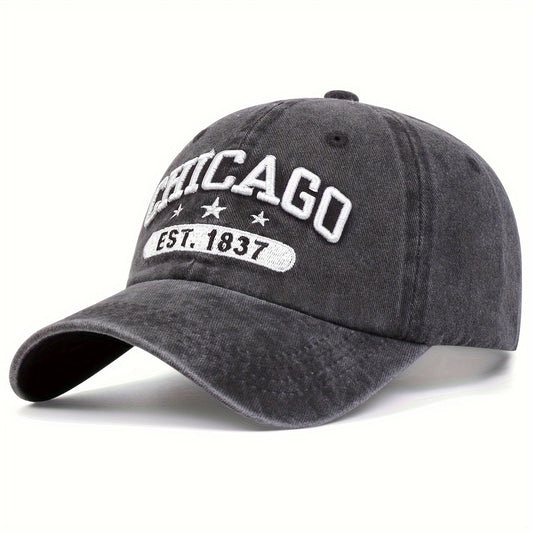 TM CHICAGO Embroidered Baseball Cap For Men